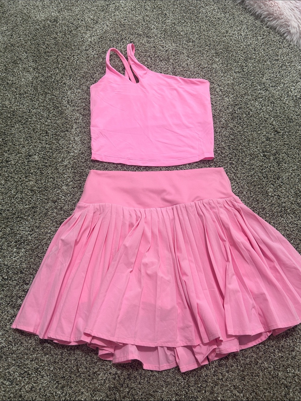all in motion Pink Pleated Skater Skirt